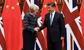 Steel dumping not on agenda as Theresa May meets Xi Jinping