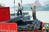 Less than one percent of Chinese steel exports sold to US