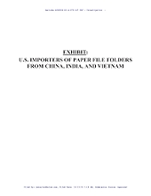 Paper File Folders from China, India and Vietnam Subject to New AD/CVD Petitions