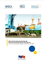 Analyzing the possibility of changing trade remedy legislation in the European Union - note for Vietnamese exporters