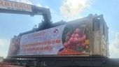 First fresh lychee batch exported to China by rail