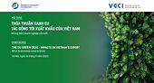 Conference: EU Green Deal and its Impacts on Vietnam's export - What businesses need to know