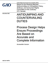 Antidumping and Countervailing Duties