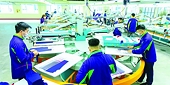 Textiles and footwear in a greening spiral